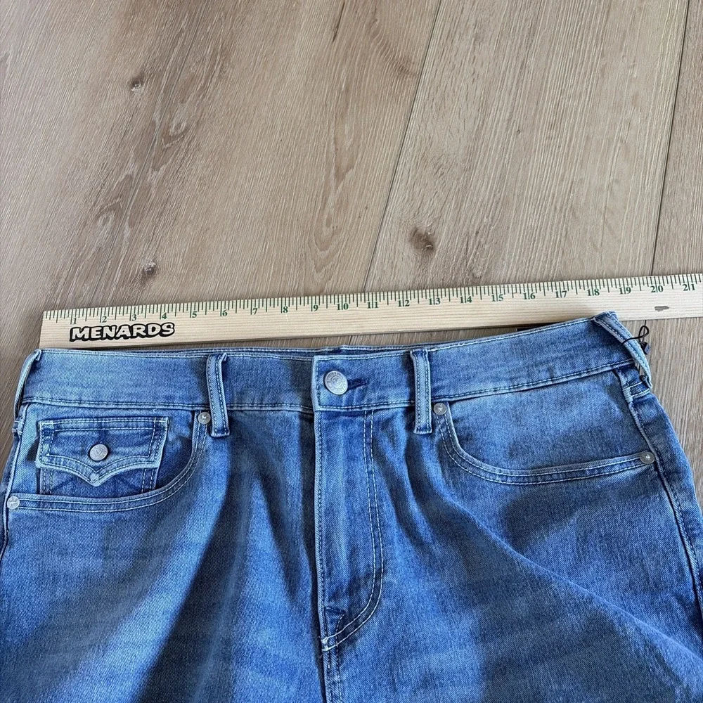 True Religion Mens Geno  Stitch Flap Pocket Relaxed Slim Fit Stretch Size 36x32